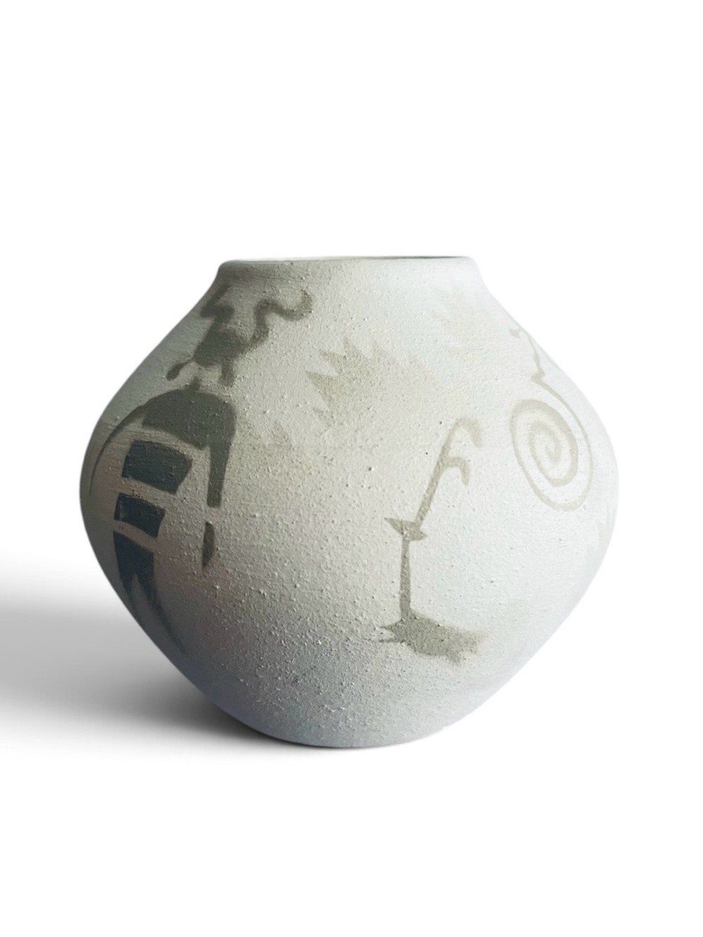 Dine’ Navajo pottery. Signed by artist. 3” - Picture 3 of 9